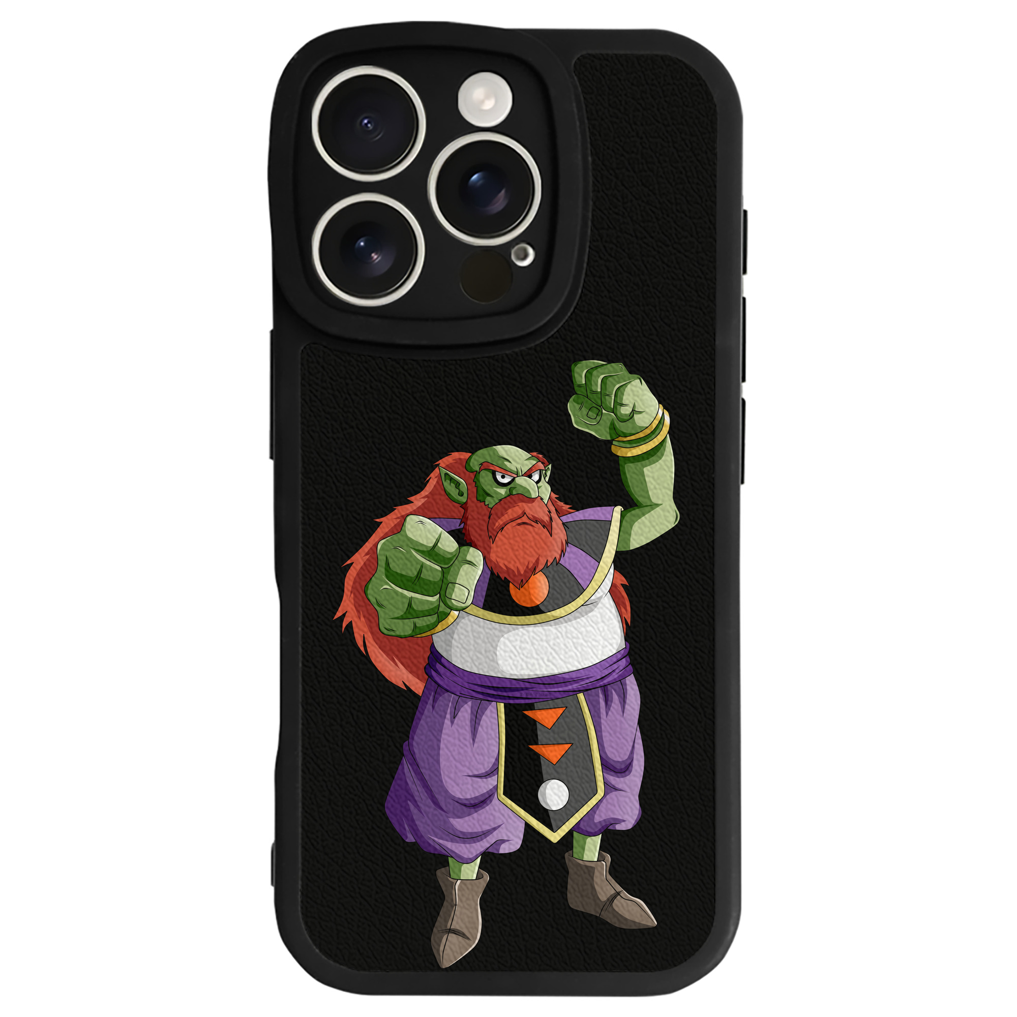 （画像用） ドラゴンボール DRAGON BALL 【iPhone 16シリーズ対応】シリコンスマホケース（レザー調） 材質：シリコン